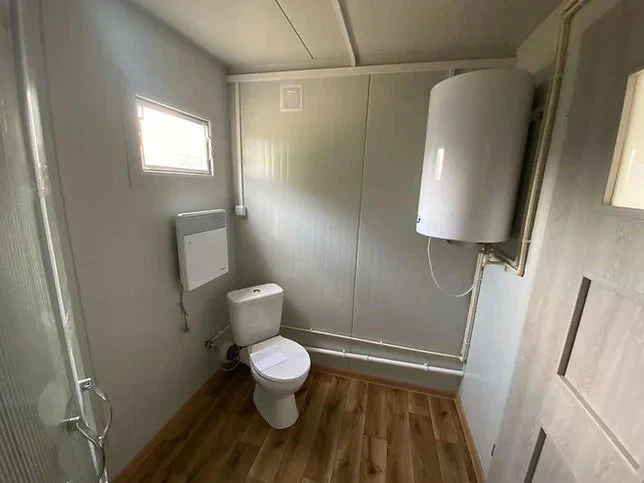 Wohncontainer, komplett ausgestattet, mit Küche, Bad, Dusche und WC – Bild 3
