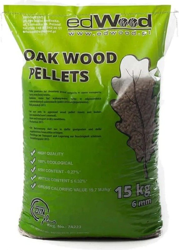 Hartholzpellets Eiche ENplusA1 – 975 kg (65 x 15 kg Säcke) – Bild 3