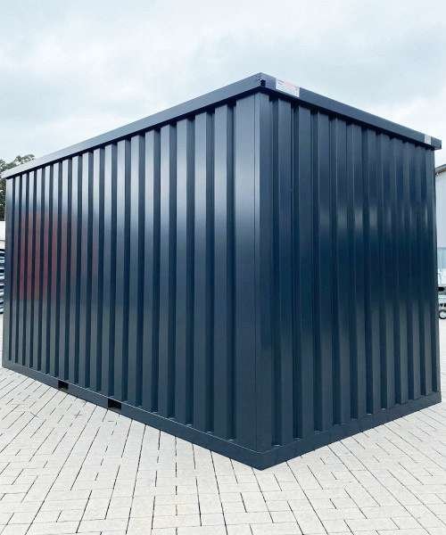 LagerContainerXXL 3 Meter Lagercontainer RAL7021 mit Einflügeltür, A7741 – Bild 2
