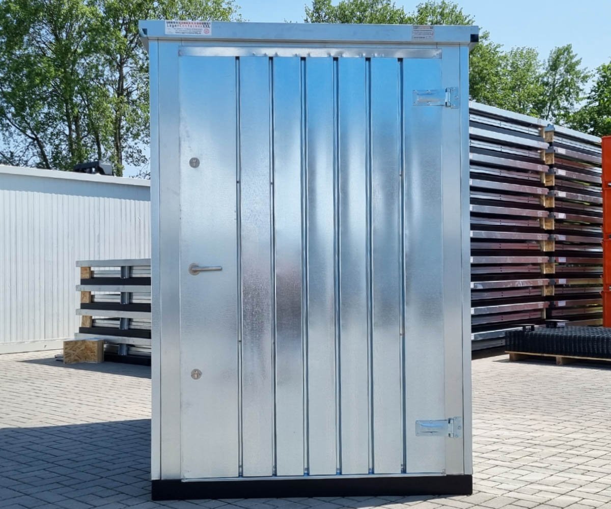 Materialcontainer MC1 verzinkt H 2090 x B 1500 x T 2280 mm Tür stirnseitig einflügelig – Bild 5
