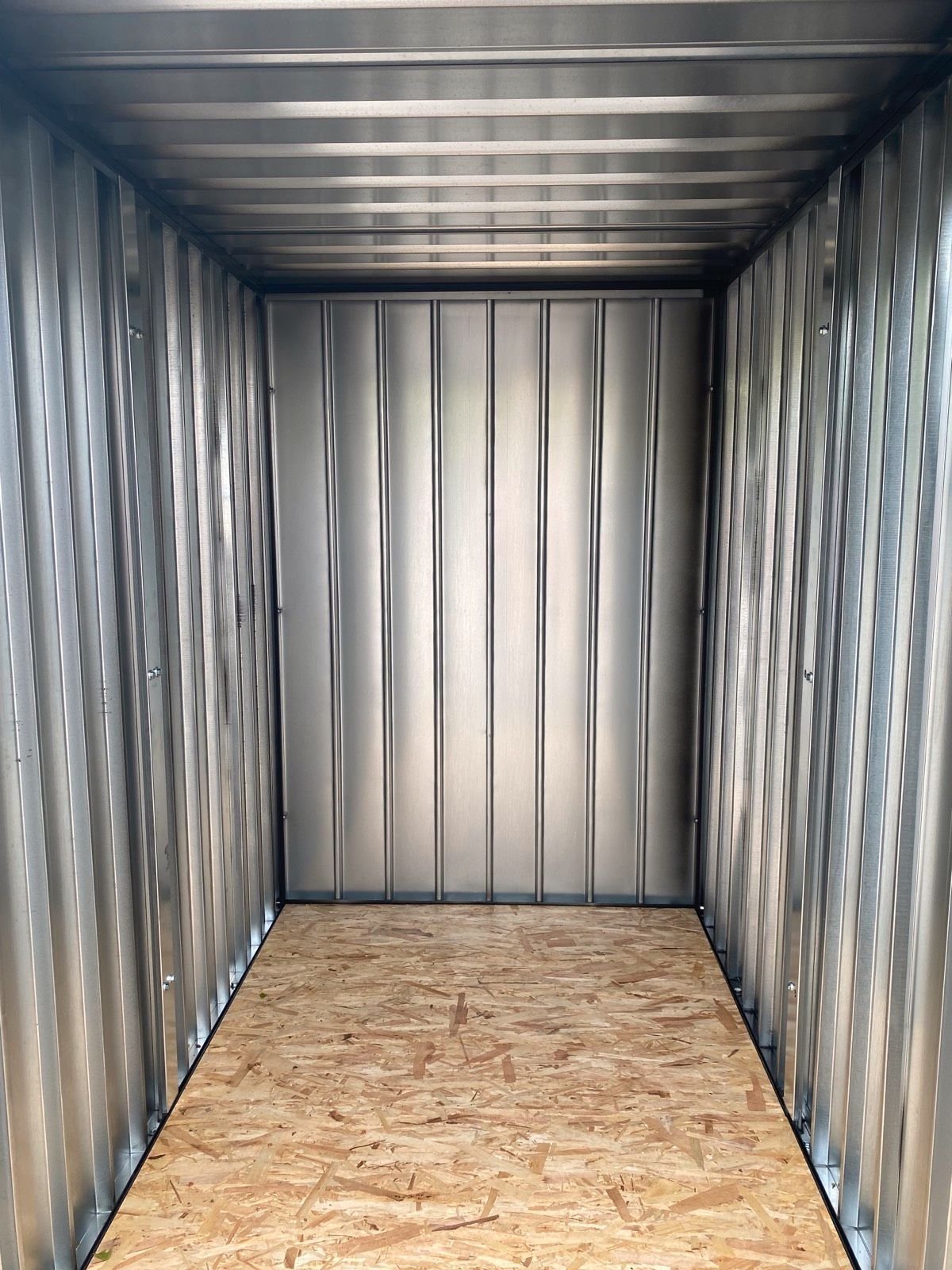 Materialcontainer MC1 verzinkt H 2090 x B 1500 x T 2280 mm Tür stirnseitig einflügelig – Bild 4