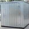 container MC2, verzinkt, H 2090 x B 2142 x T 2022 mm, Tür stirnseitig einflügelig
