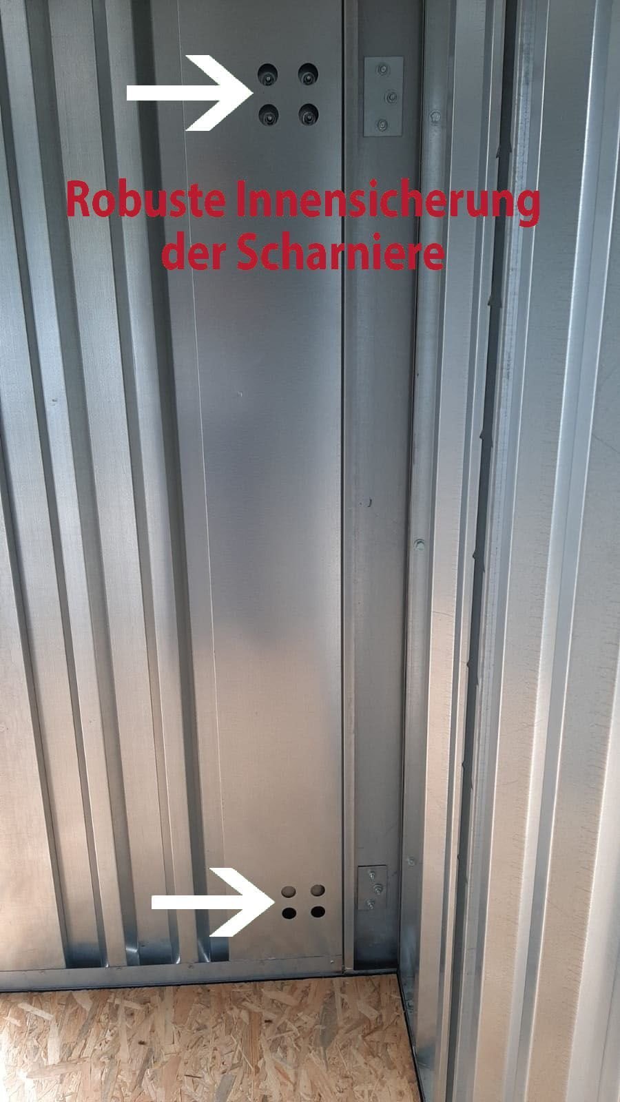 Container MC3, lackiert RAL 6005 Moosgrün, H 2090 x B 2142 x T 2950 mm, Tür stirnseitig einflügelig – Bild 14