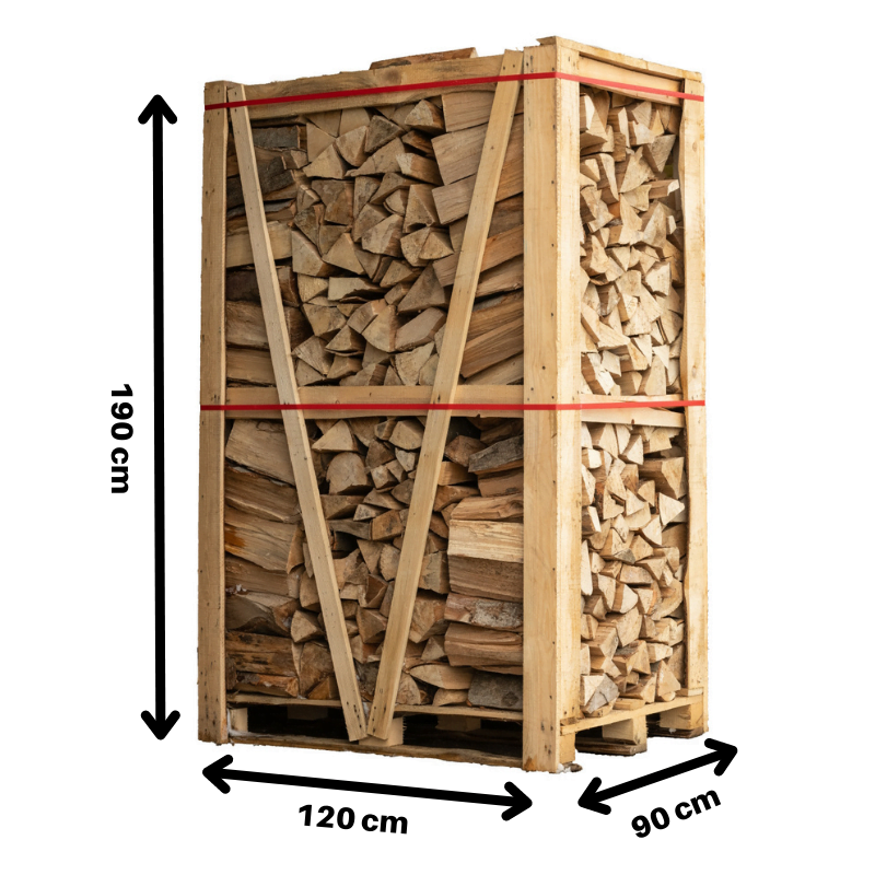 Bois de chauffage 100% Hêtre, L.33cm, 3 stères – Image 3