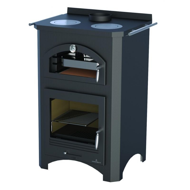 Cuisinière à bois avec four – BRONPI Monza 14 kW – Image 2
