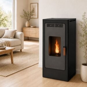 Poêle à granulés silencieux étanche fonte – FIREMATIC BR9 PREMIUM 8 kW