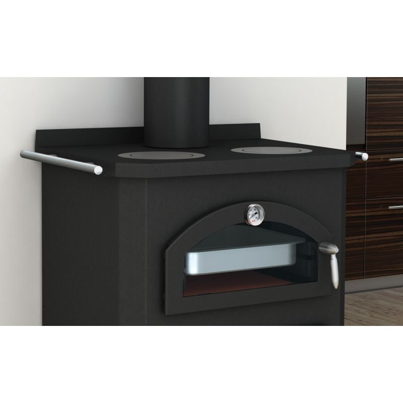 Cuisinière à bois avec four – BRONPI Monza 14 kW – Image 7