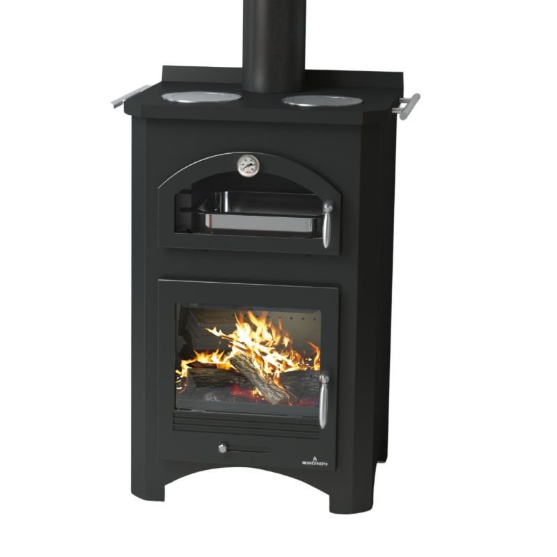Cuisinière à bois avec four – BRONPI Monza 14 kW – Image 9