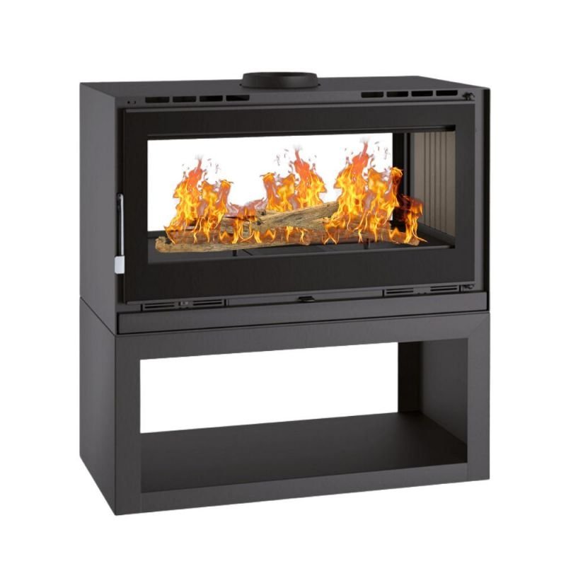Poêle à bois 2 vitres – FIREMATIC Ottawa – S 12.6 kW – Image 3