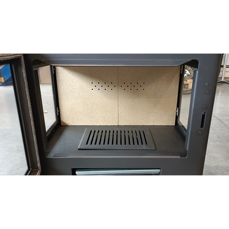 Poêle à bois 3 vitres raccordable – BRONPI Loreto 10 kW – Image 4