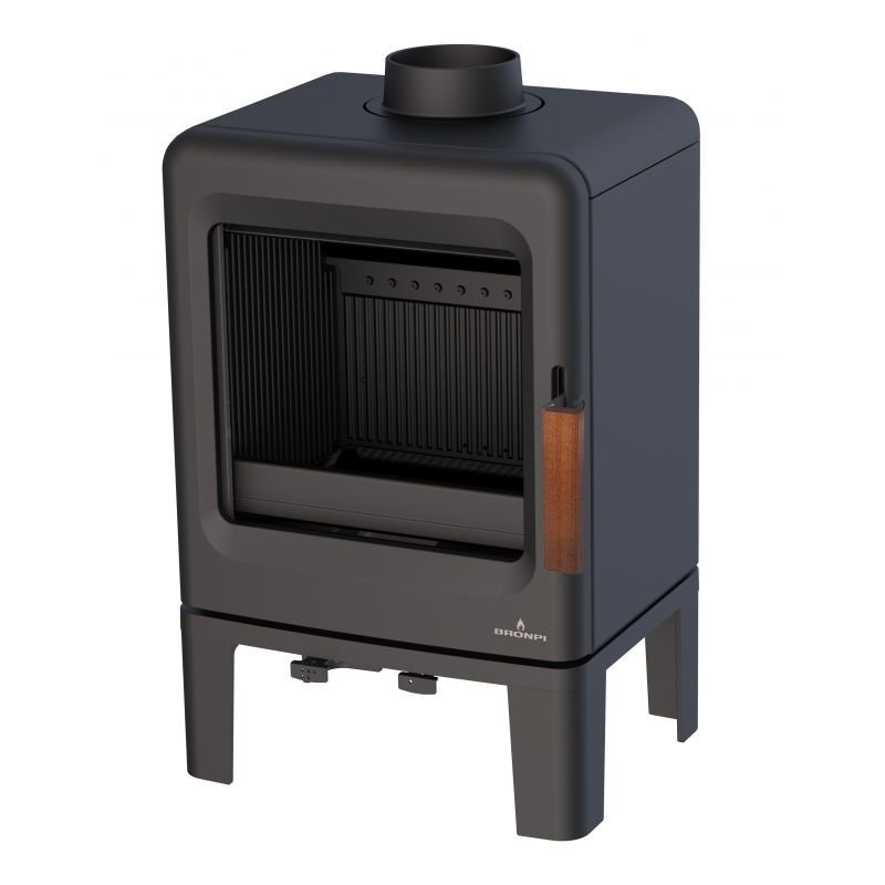 Poêle à bois BRONPI Lira étanche en fonte – 5 kW – Image 4