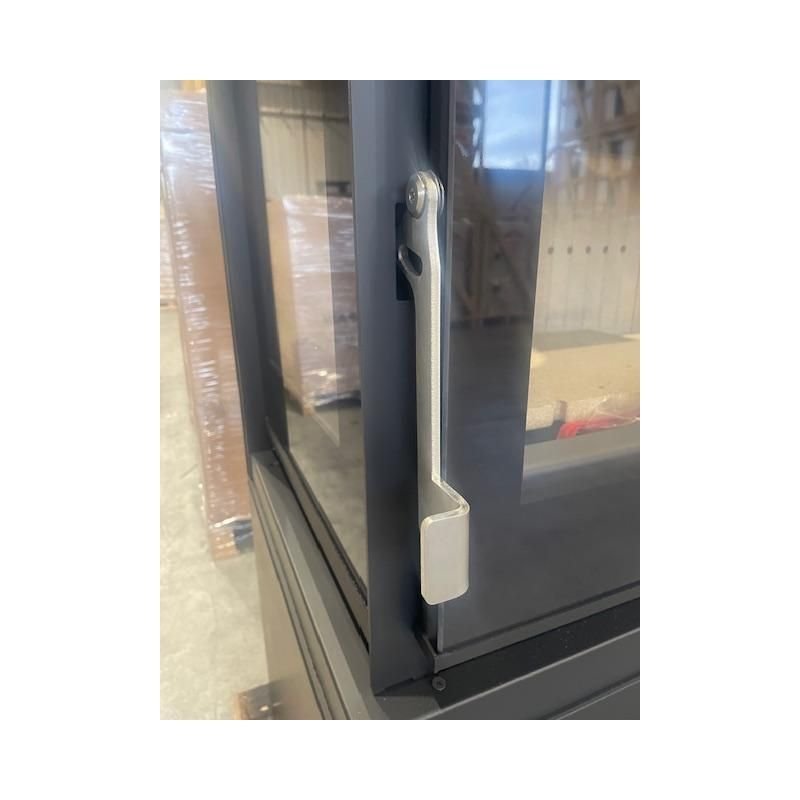 Poêle à bois raccordable 3 vitres avec bûcher – FIREMATIC Calgary – L 13.5 kW – Image 5