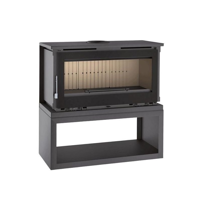 Poêle à bois raccordable avec bûcher – FIREMATIC Toronto – S 12.6 kW – Image 4