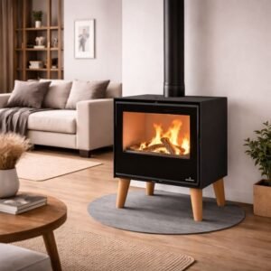 Poêle à bois sur pieds – BRONPI Arus 9.5 kW
