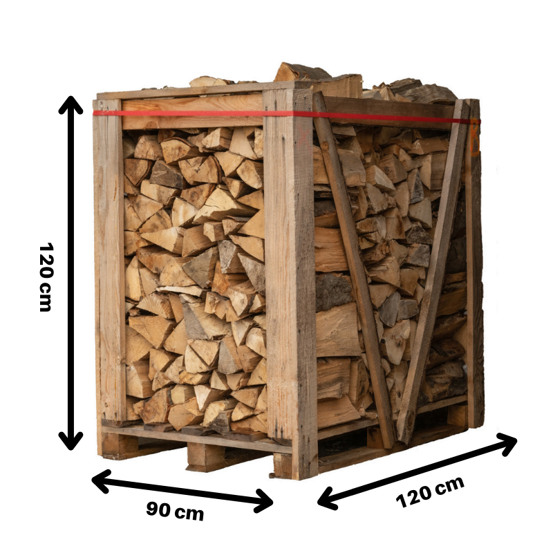 Bois de chauffage 25cm – Palette 1,7 stère – 100% Hêtre – Image 3
